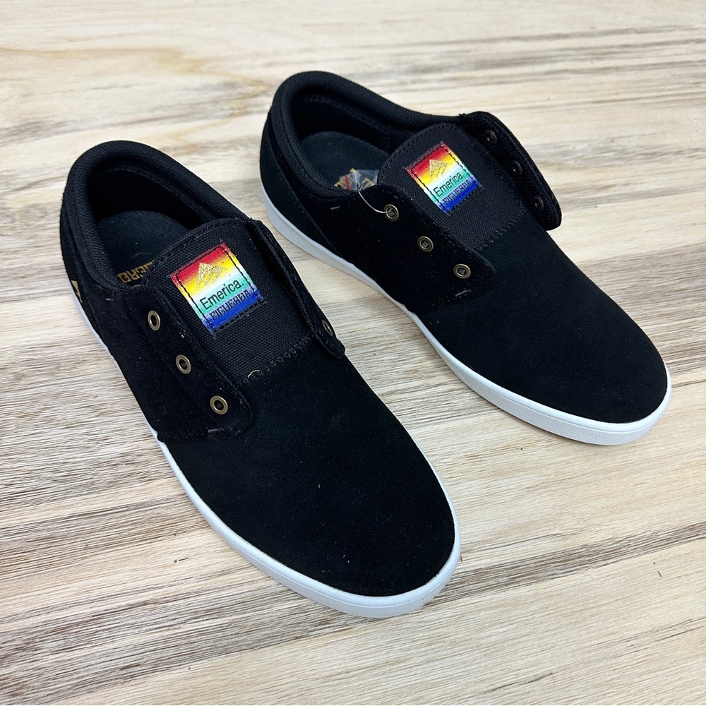 Emerica. The Figueroa Black Men's Skate Shoes